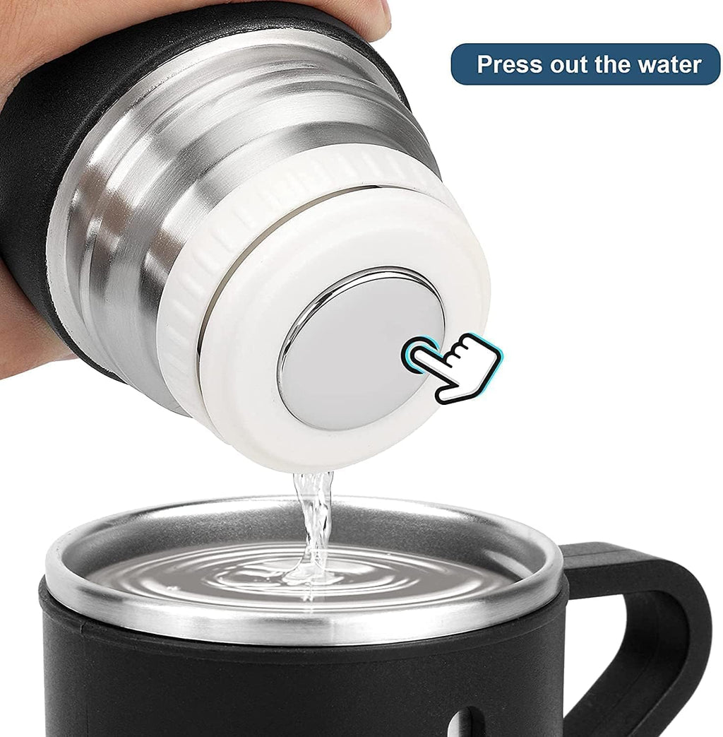 Vacuum Flask Set with 3 Stainless Steel Cups