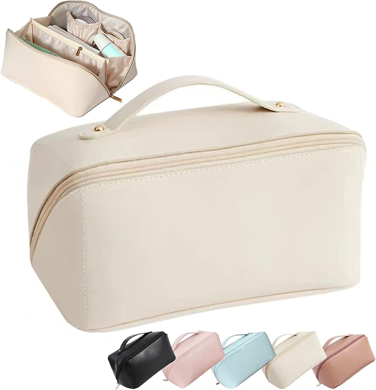 Leather Cosmetic Bag