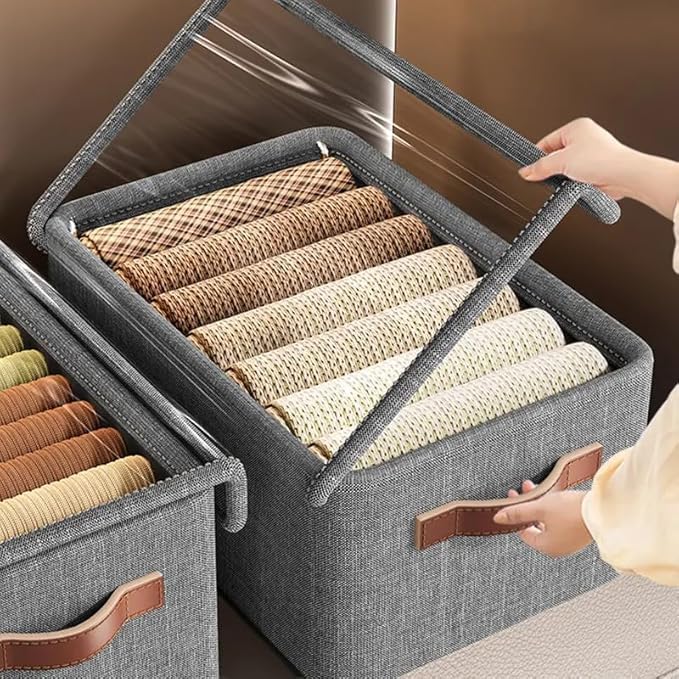 26L Foldable Choth Organizer with Lid